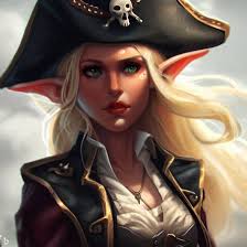 Pirate Captain Shamora Elf Echo Knight by ChefChronos