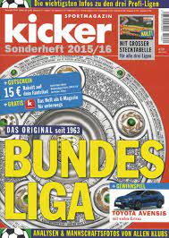 Diese woche ist es so weit. Kicker Sonderheft 15 16 Bl Agon Sportsworld