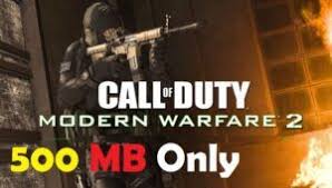 Call Of Duty Modern Warfare 2 Highly Compressed Pc 500 Mb Modern Warfare Call Of Duty Warfare