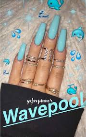 Therefore, blue coffin nails has been the trendy nails design for many girls in summer, fashionable and cool. Coffin Baby Blue Nails Acrylic Nail And Manicure Trends
