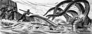 20,000 leagues under the sea. Production Artwork From The Mightiest Motion Picture Of Them All D23