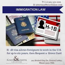 H 1b Visa Work Visa For Up To Six Year Work Visa Law Firm Law Office