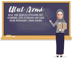 Ulu atau uli berarti memiliki dan 'azmi berarti tekad atau keteguhan hati. Apa Itu Ulul Azmi Rasul Yang Diberi Ulul Azmi Contoh Perilaku Yang Mencerminkan Keulul Azmi Brainly Co Id