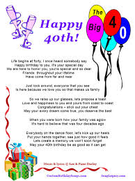 It is my fervent wish that you will find on this page or any page in my collection of happy and/or funny birthday card messages. 40th Birthday Quotes Quotesgram