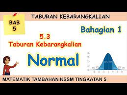 Suatu taburan normal boleh ditukar kepada taburan normal piawai dengan menggunakan Video 3 Matematik Tambahan Kssm Tingkatan 5 Bab 5 Taburan Normal Bahagian 1 Youtube