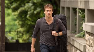 Strong violence includes shooting, stabbing, chases, explosions, and scenes of spurting blood; The November Man 2014
