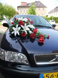 Wedding Car Decorations Of Silk Flowers Made In Our Studio Can Be Custom Made In Several Shapes And Colors Wedding Car Decorations Wedding Car Wedding