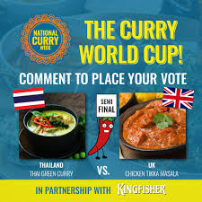 Wash and rinse rice twice times through then cook via pressure cooker or rice cooker. National Curry Week Pa Twitter Semi Final 2 Thailand Vs The Uk Thai Green Curry Against Chicken Tikka Masala Comment Which One Gets Your Vote The Dish With The Most Votes Will Go