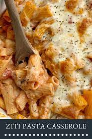Ziti Pasta Casserole Ziti Recipes Ziti Pasta Italian Dinner Recipes