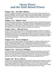 This post was created by a member of the buzzfeed commun. Harry Potter The Half Blood Prince Ch Summaries Test Answer Key