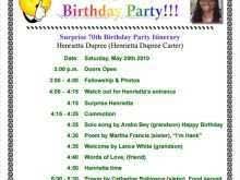 Select a design from our marketplace or customize it & unleash your creativity. 98 Free Printable Birthday Party Agenda Template Download With Birthday Party Agenda Template Cards Design Templates
