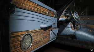 Vilner Restored A 1970 Mercedes 250 Ce Using Pieces Of A Riva Boat Carscoops Benz Mercedes Interior Mercedes