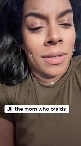 Older White Lady Jill Braiding Hair