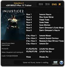 All we have confirmed is 2 ways so far: Injustice 2 Trainer 13 Upd 23 05 2018 Fling Download Gtrainers