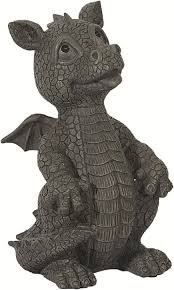 Gartendrache Schaut Nach Oben Drachen Figur Drachen Bilder