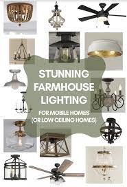 Low ceiling lighting options for every room. 15 Stunning Farmhouse Style Light Fixtures For Low Ceilings Low Ceiling Lighting Farmhouse Light Fixtures Farmhouse Style Lighting