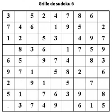 Pour les grilles sudoku enfants vous. Sudoku Primaire Niveau 2 Grille 6 Tete A Modeler