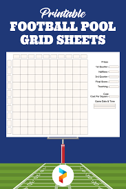This is because you will be able to use just one sheet to play as. 6 Best Printable Football Pool Grid Sheets Printablee Com