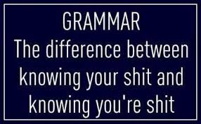 Well, we all agree that everybody has felt the dissimilarity among these words either sooner or later in their life. Grammar The Difference Between Knowing Your Shit And Knowing You Re Shit Grammar Jokes Funny Quotes Quotes