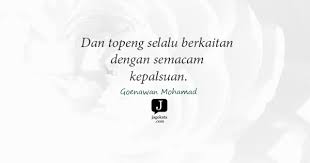 Kata kata mutiara cinta fiersa besari part 1 jatuh hati tidak pernah bisa memilih. 27 Kata Kata Topeng Jagokata