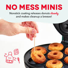 Mini Donut Maker | Cooks 7 Donuts in Minutes | Dash