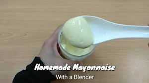 Resepi coleslaw salad ala kfc, homemade super duper simple! Homemade Mayonnaise Recipe Using A Blender Resepi Mayonis Youtube