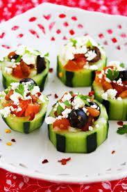 Top 10 Bridal Shower Appetizers Top Inspired Cucumber Cups Food Recipes