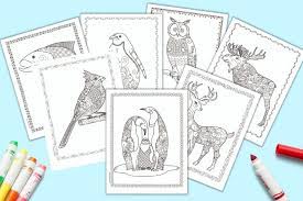 New & stunning free coloring pages for adults. 21 Free Printable Winter Animal Adult Coloring Pages The Artisan Life