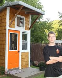 You can make it as simple as hanging up a sheet, borrowing a mini projector and speaker combo, and hooking it up to. 13 Year Old Builds 1 500 Tiny House In Family S Backyard Abc News