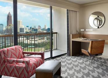Centennial Olympic Park Panoramas from the Omni Atlanta Hotel, AI generated