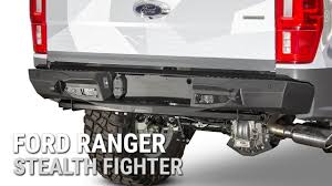 Zroadz rear bumper led mounts are available in complete kits with light and wiring harness, or as brackets only for mounting. 2019 2021 Ford Ranger Stealth Fighter Rear Bumper Addictive Desert Designs Leader In Aftermarket Truck Parts