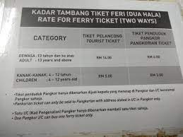 Selain berdampak positif terhadap kemudahan yang didapatkan bagi calon penumpangnya, adanya tiket promo online ini bisa memberikan nilai. Harga Tiket Dari Jeti Marina Island Lyana Villa Pangkor Facebook