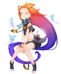 Cute Zoe I commissioned off a Japanese artist, I love it so much! :  rLoLFanArt