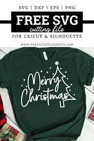 Download Free Merry Christmas Svg File Perfectstylishcuts Free Svg Cut Files For Cricut And Silhouette Cutting Machines