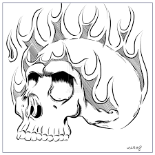 This tutorial covers some relatively simple steps and some clever photo manipulation techniques. Cool Fire Cool How To Draw A Skull Novocom Top