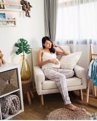 It's smaller than i thought, but that works for our small apartment. Nurseryworks Sleepytime Rocker