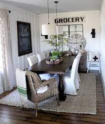 30 Beautiful Modern Farmhouse Dining Room Decor Ideas Ruangan