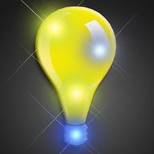 Light Bulb Blinky Pins Pack Of 12 Light Bulb Bulb Led Light Bulb
