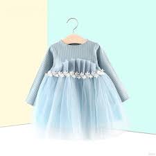 12 Months Tutu Dress Baby Blue Greyish Preloved Baby Girl Shopee Malaysia