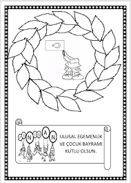 Yurdagul Erkin Adli Kullanicinin 23 Nisan Panosundaki Pin Boyama Sayfalari Nisan Sanat Teknikleri