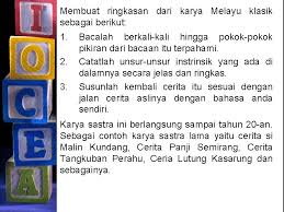 Dalam tempoh proses sosialisasi yang. Cerita Melayu Lama