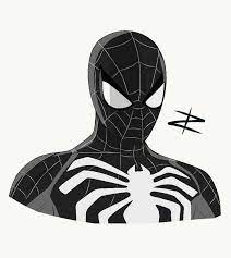 Black Spiderman Drawing | Spiderman Drawing, Black Spiderman, Marvel  Superhero Posters