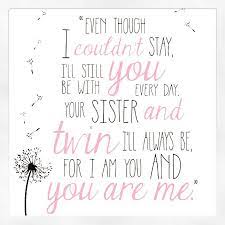 A twinless twin, or lone twin,1 is a person whose twin has died. Always A Twin Twin Quotes Sisters Twin Quotes Sister Quotes