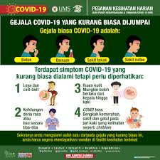 · tanda lain dari pneumonia yaitu: Ums Official Website 6 Jun 2020 Pesanan Kesihatan Harian Gejala Covid 19 Yang Kurang Biasa Dijumpai