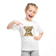 Cheetah Shirt for Kids Age 7-15