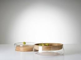 Bol Des Fruits En Bois Et Verre Double Bowl Cuisine Salle A Manger Meuble Cuisine Bol De Fruits