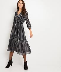 Manche longue type de taille: Robe Mi Longue Noire Habillee Femme Noir Grain De Malice