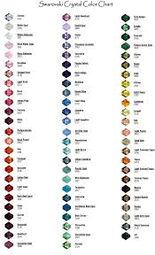 Precise Swarovski Chart Swarovski Transfers Colour Chart
