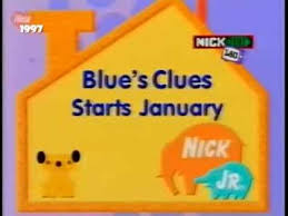 Blue is a puppy who puts her paw prints on three clues. Nickalive Blue S Clues Uk Nicksplat Tbt Nick Jr Nickelodeon Uk