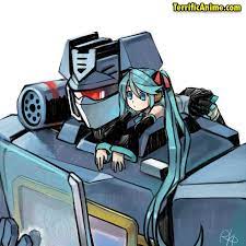 Vocaloid Anime Hatsunemiku Soundwave Vocaloid Transformers Artwork Transformers Art Robots Transformers Soundwave